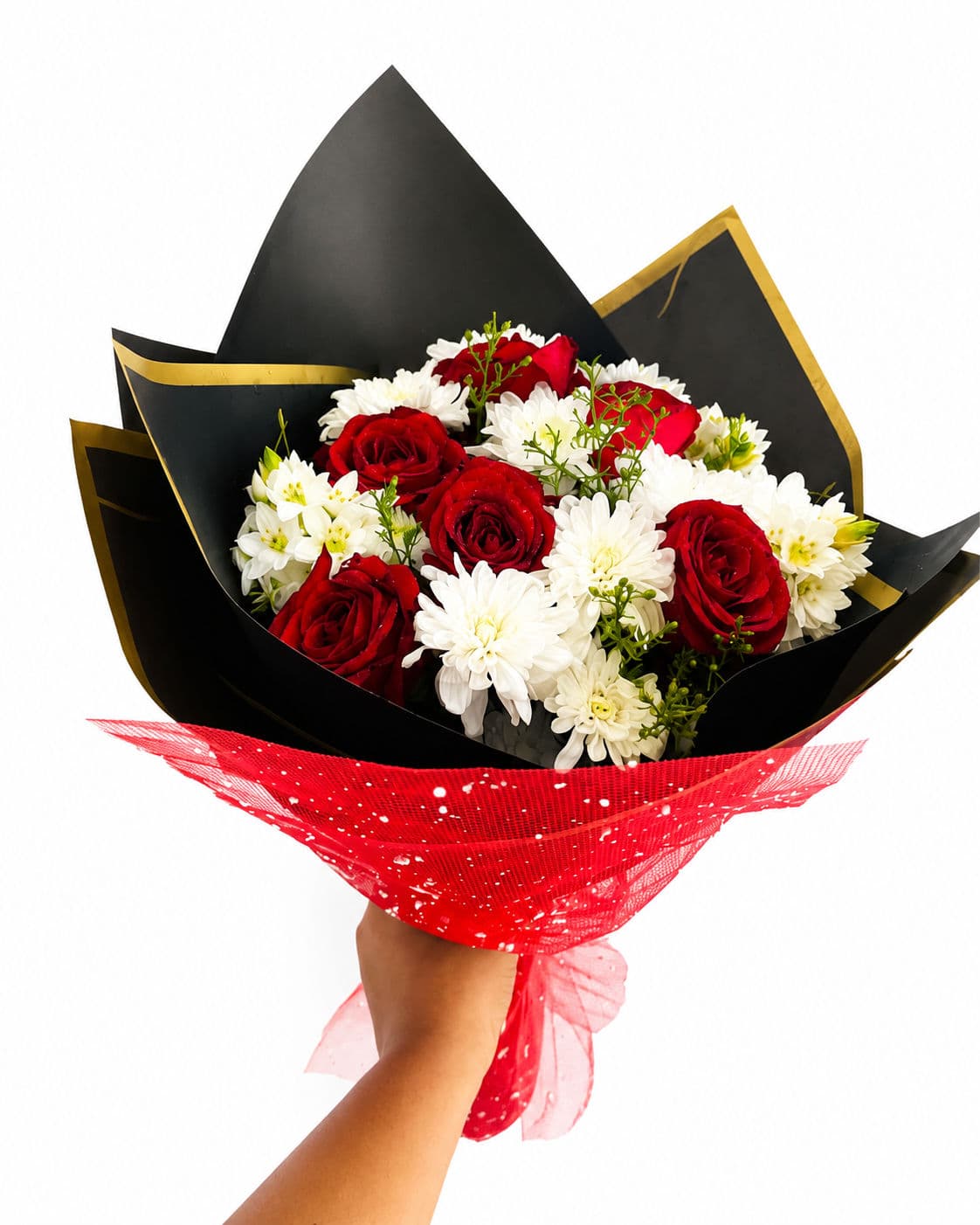 Red & Chrysanthemum